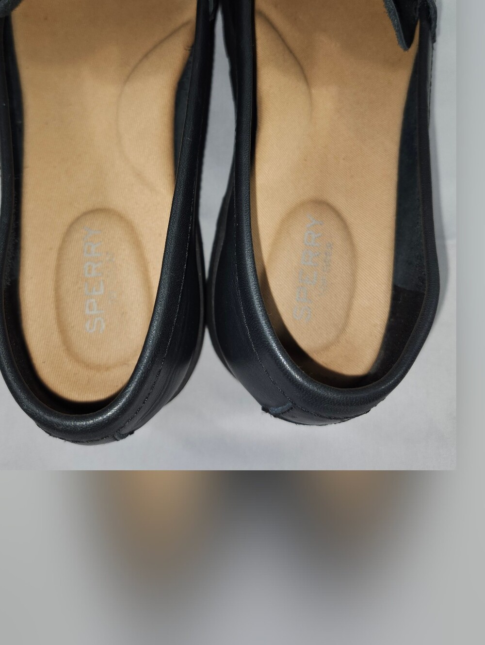 Sperry Women's 10 M Black Leather Penny Loafers Liteweight Casual Shoes - Picture 8 of 9